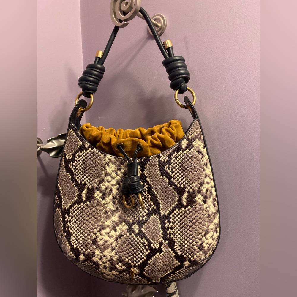 Thacker Python Bo Drawstring Purse. - image 4